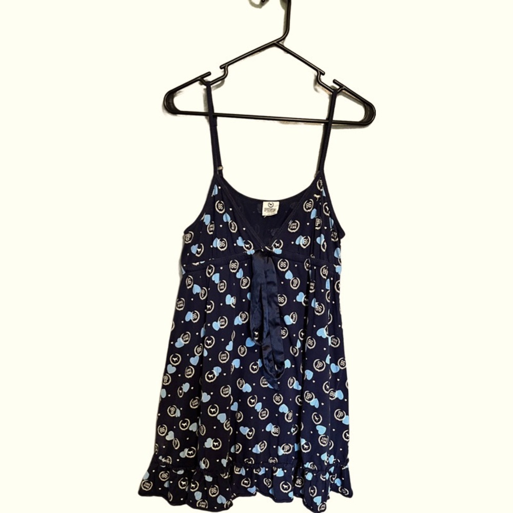 PINK Victoria’s Secret cami nightgown with ribbon bow size L